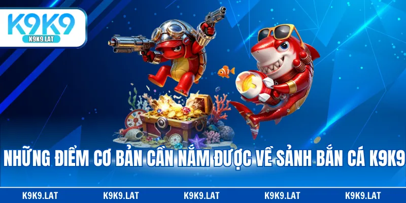 Những điểm cơ bản cần nắm được về sảnh bắn cá K9K9